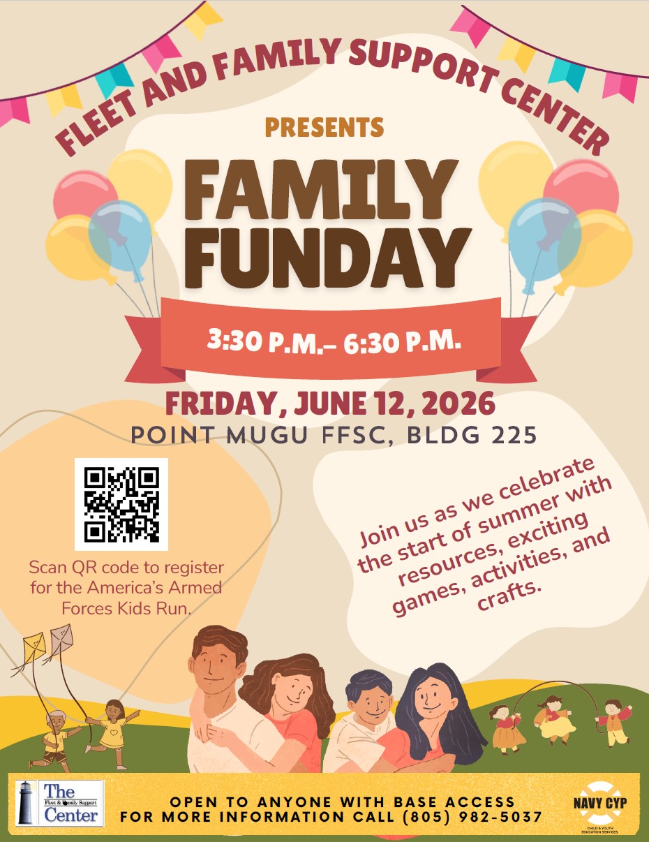 Family Fun Day 06/12/2026 - Point Mugu